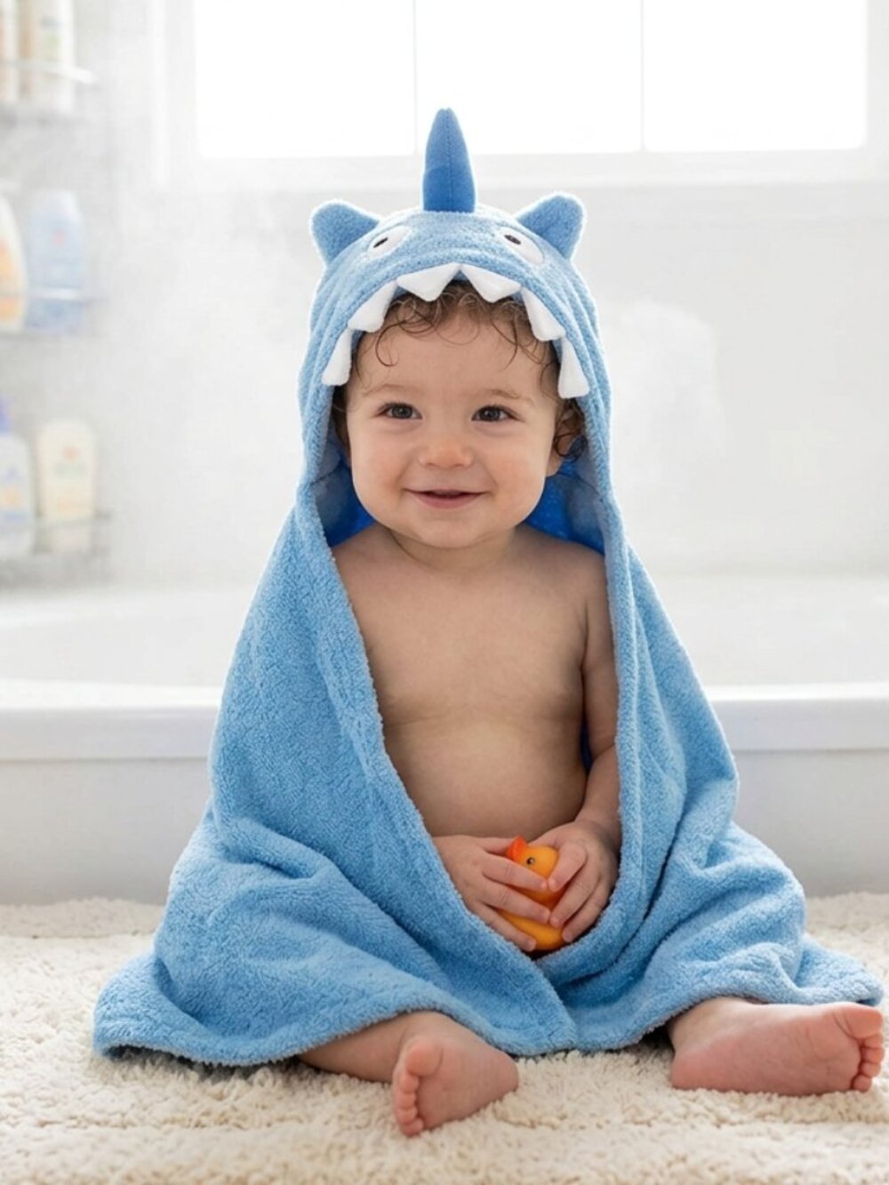 Hooded Baby bath towel